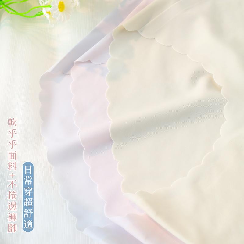 熊頭英文字冰絲無痕花邊剪裁內褲 中腰 F碼 320 圖片