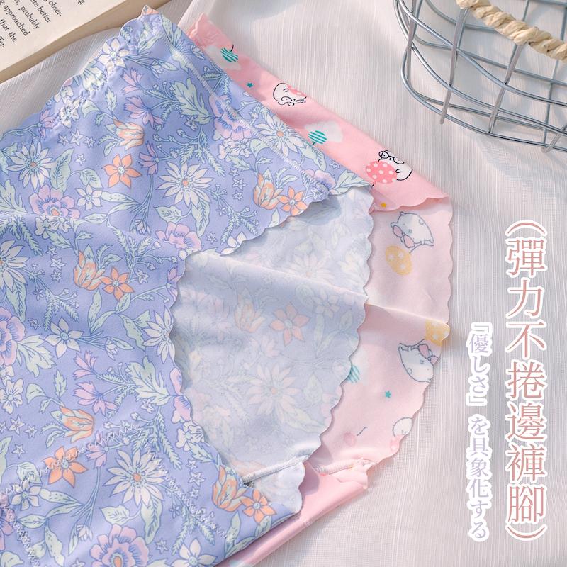 滿版印花無痕內褲 中腰 F碼 3701 無痕褲 圖片
