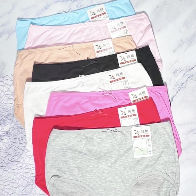 多色純棉蝴蝶結內褲 中腰 L/XL碼 439 圖片