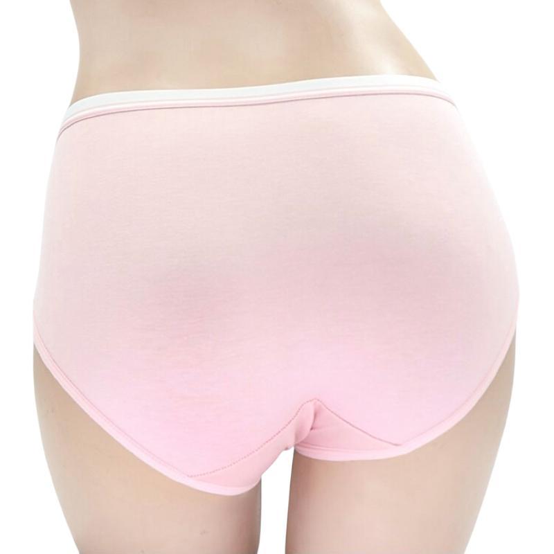 馬卡龍色有機棉可愛貓咪內褲 中腰 F碼 938 圖片