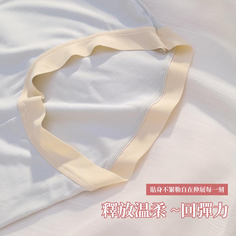 蠶絲蛋白抑菌底襠微笑logo褲頭莫代爾素面內褲 中腰 F碼 225 圖片