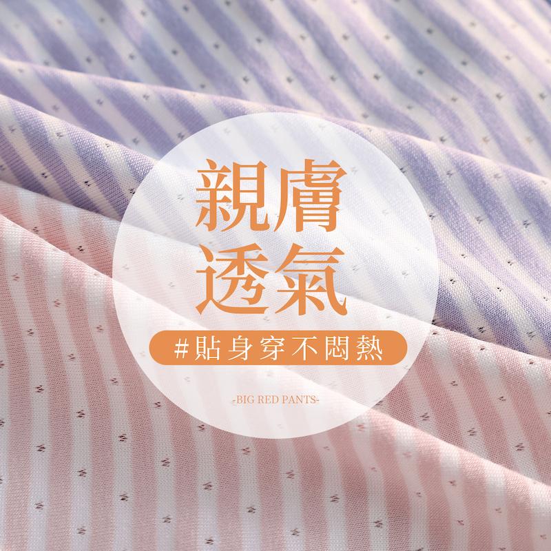石墨烯褲底透氣網布條紋內褲 中腰 F/XL碼 835 圖片